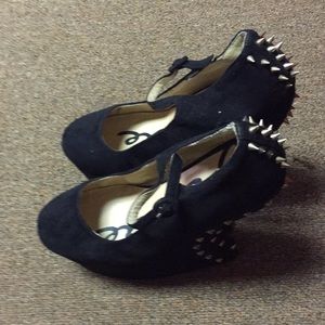 Spiked Betty bop heels